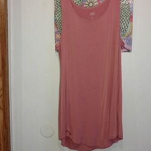 Dark blush tank top Long * 5 for $30*